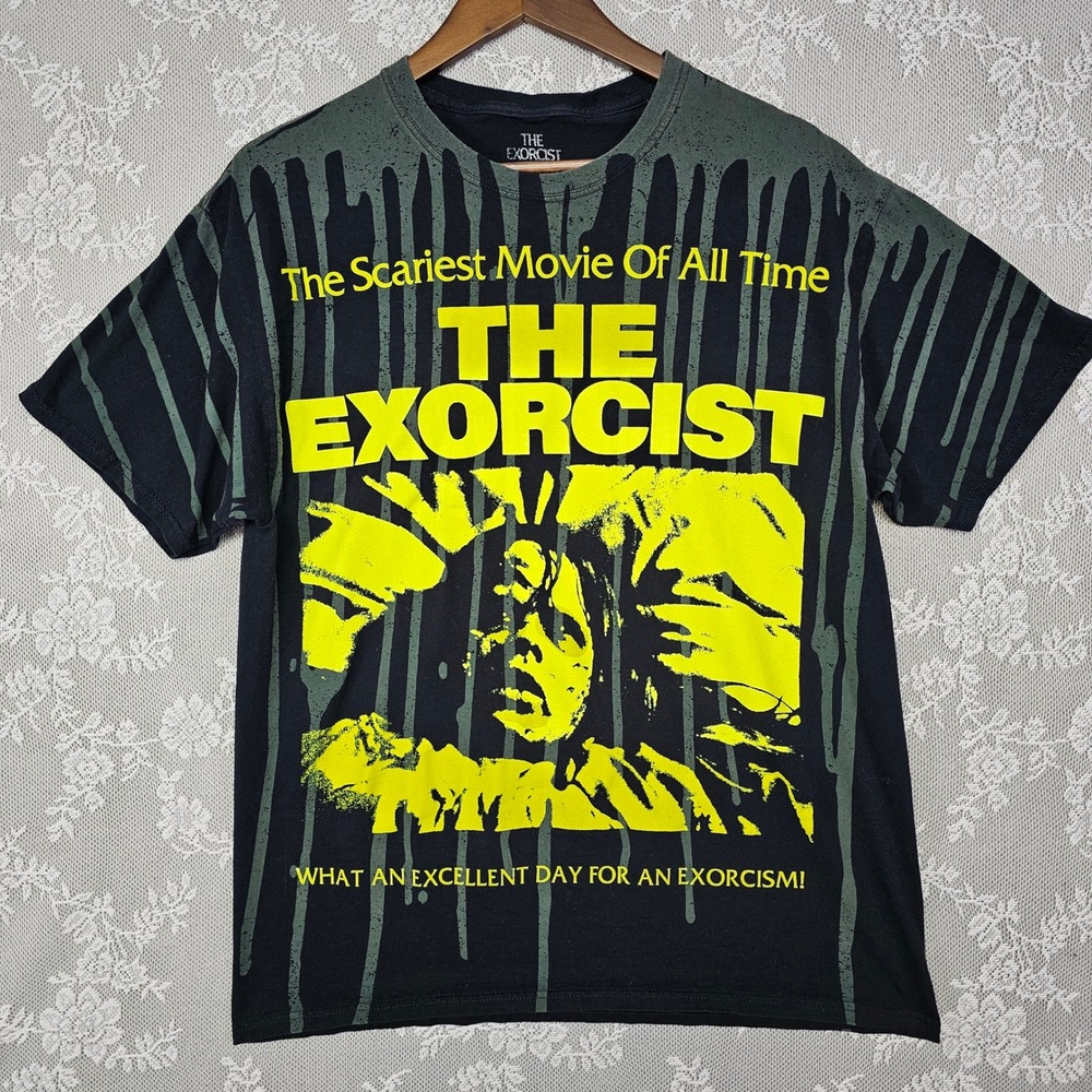 The Exorcist Movie T-Shirt Mens Large Scariest‎ Movie All Time Horror Halloween